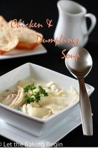 Homemade Chicken and Dumplings soup, ultimate comfort food! | by Let the Baking Begin!