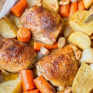 One Pan Chicken and Potatoes | by Let the Baking Begin!