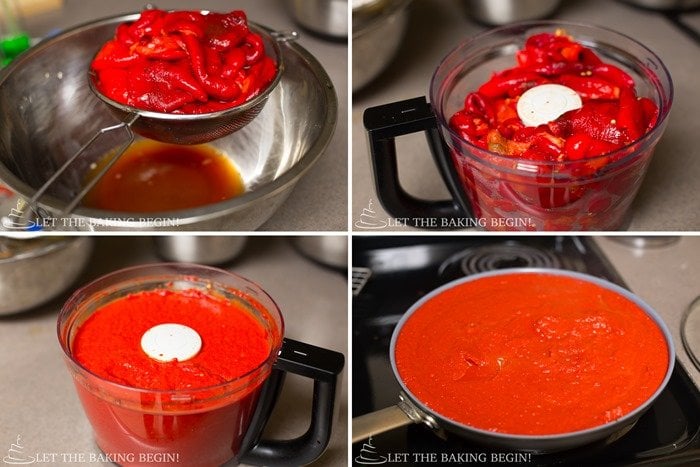 How to cook mixture in a pot until pepper mixture thickens.