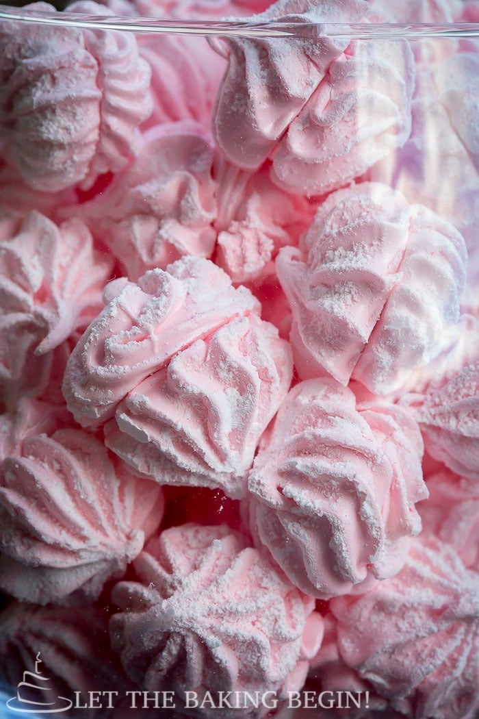 Strawberry Marshmallow -naturally gluten free, light and airy these little confections are perfect for parties, or as a light dessert treat after dinner. by LetTheBakingBeginBlog.com | @Letthebakingbgn