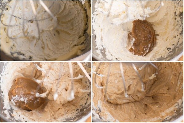 How to make the dulce de leche buttercream. 
