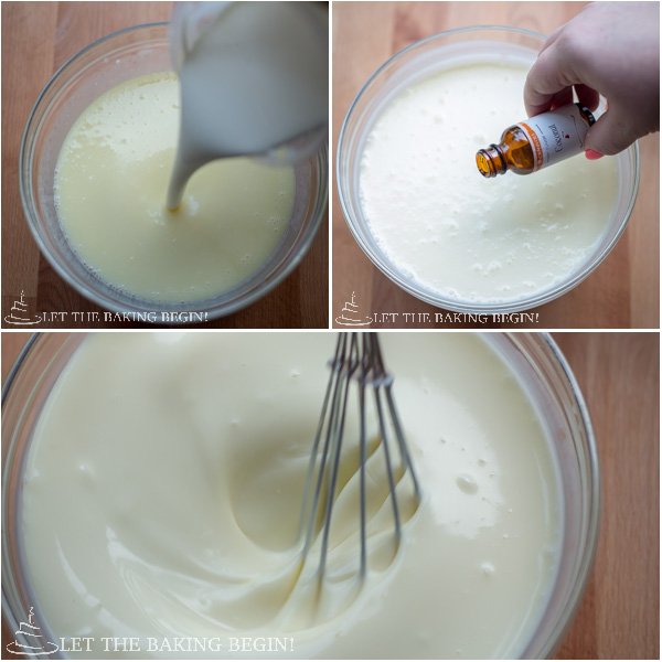 How to mix in the rest of heavy cream and coconut oil and whisk until smooth.