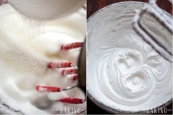 How to whip egg whites into a smooth, thick consistency.