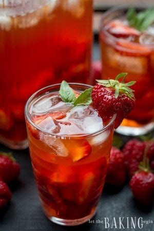 Strawberry Iced Tea Recipe | Let the Baking Begin
