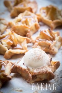 Apple Pie Bites - bite sized cinnamon apple dessert, that can be topped with caramel and ice cream just like the real deal | Let the Baking Begin!