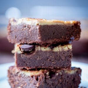 Cheesecake Brownie - delicious fudgy brownie topped with slightly tangy cheesecake | Let the Baking Begin!