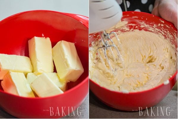 How to prepare the buttercream filling for these plum butter cookies. 
