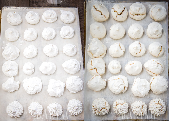 How to make meringue cookies for this hazelnut meringue cookies recipe. 
