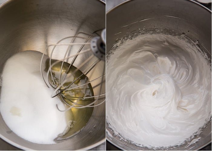 How to make this easy meringue recipe in a mixer. 
