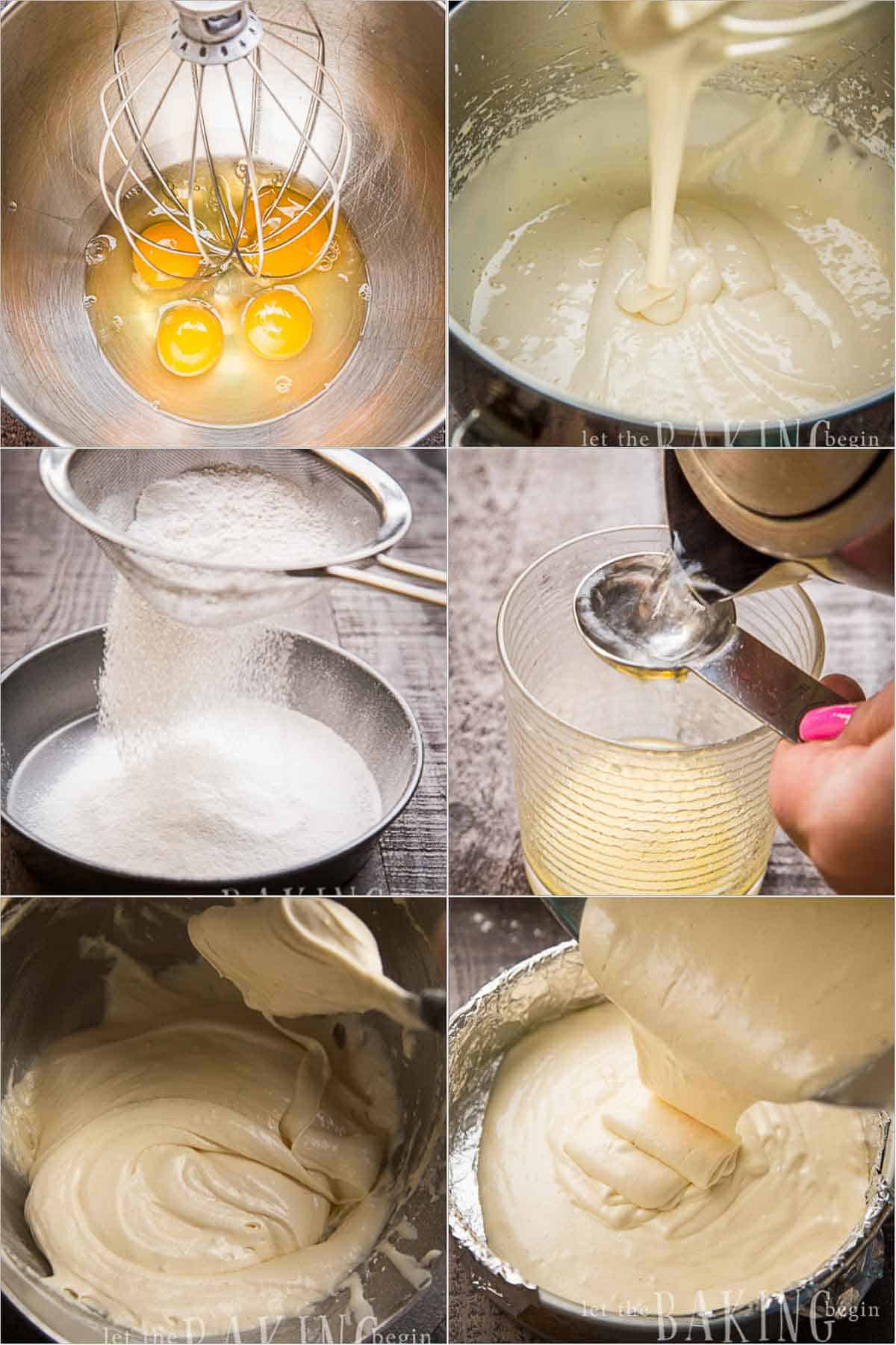 Sponge Cake Step by step pictures