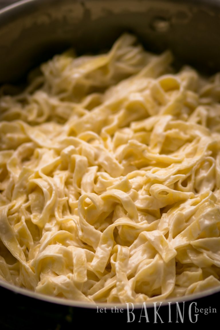Pasta in Sweet Cream Cheese Sauce Let the Baking Begin!
