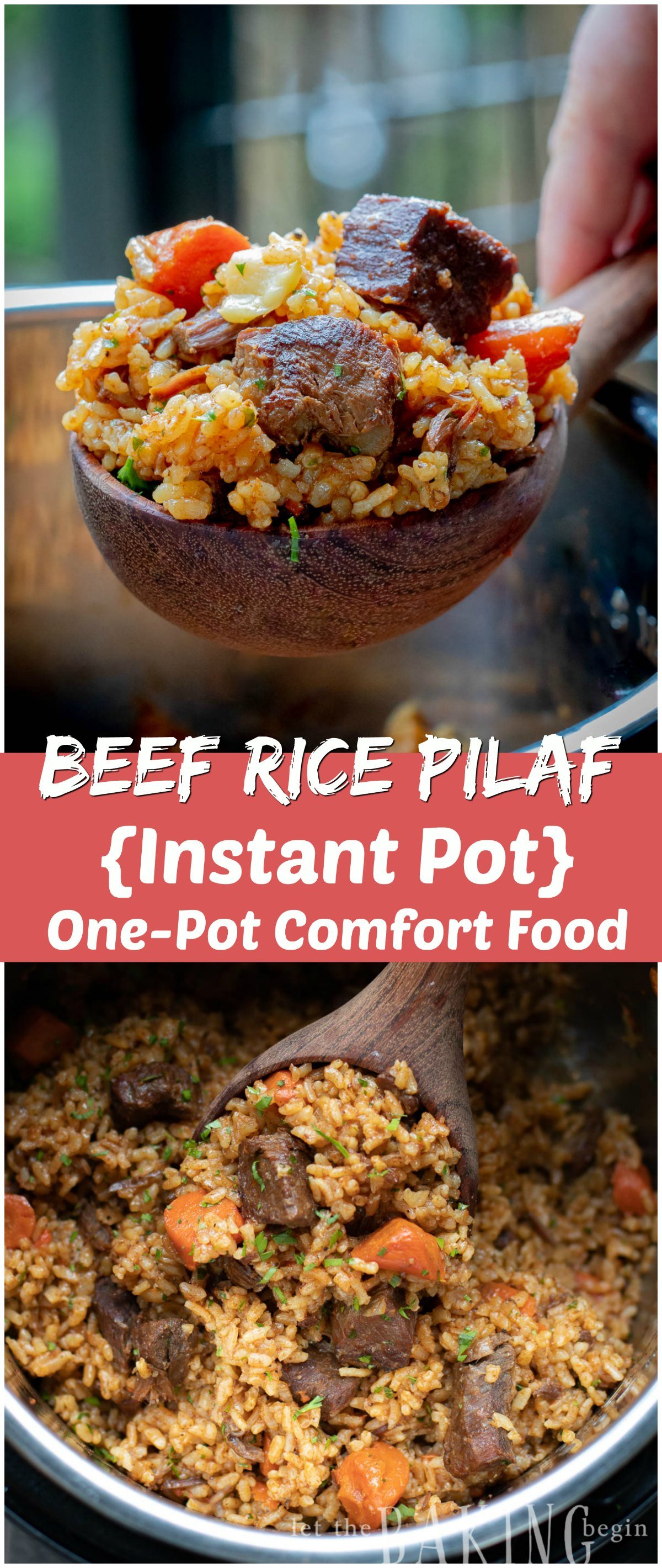 A hearty meal of rice and beef all cooked in one pot at a fraction of the time. The rice is well infused with the flavor of beef and spices and makes the best rice you will ever have!