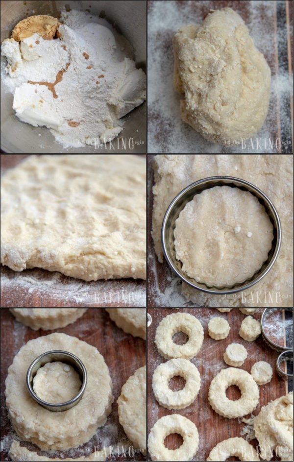 Step by step photos for making Quick Fried Donuts