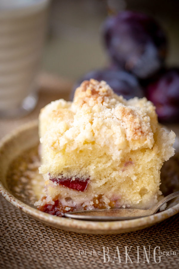 Pillow Soft Plum Coffee Cake Let the Baking Begin!