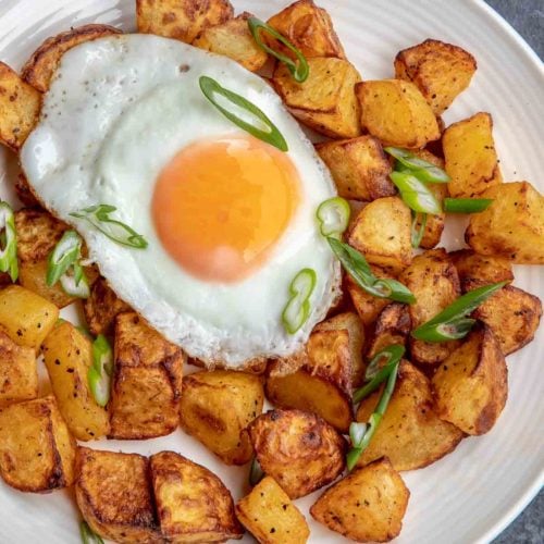 Breakfast Potatoes in the Air Fryer - this makes morning so easy and delicious!