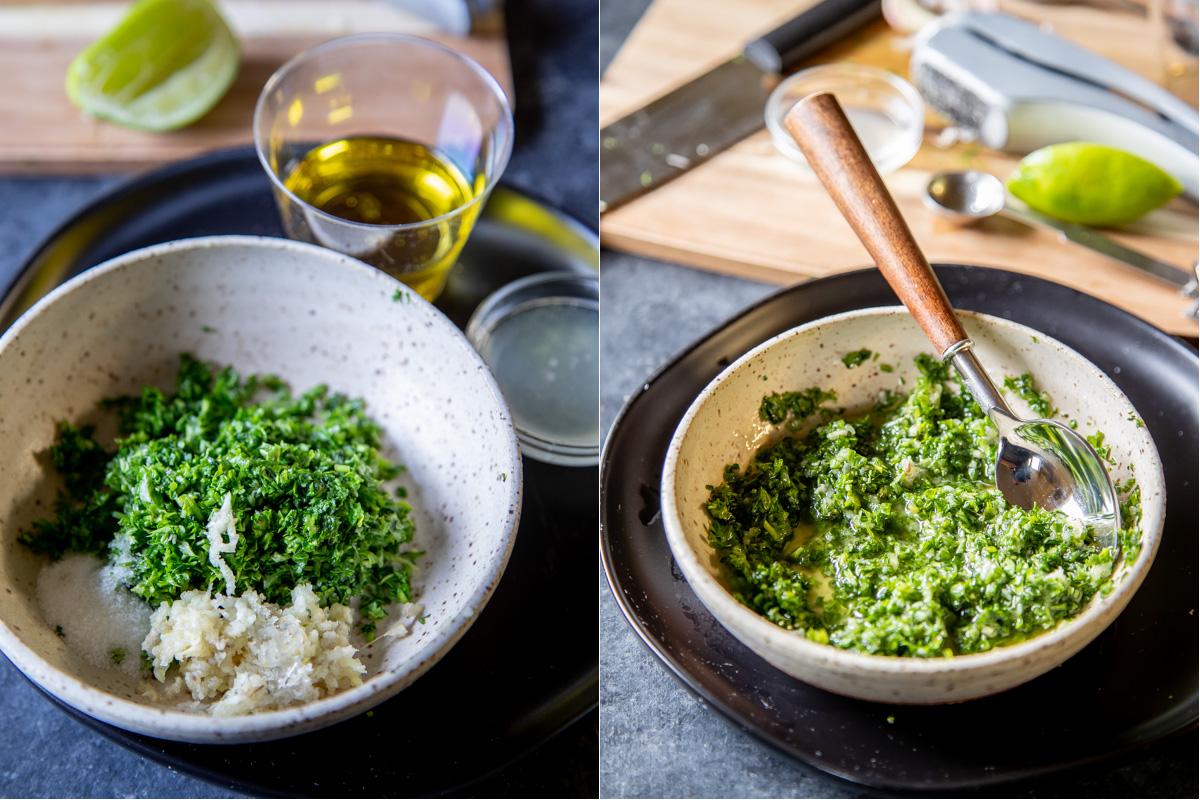 Steak Bites with Chimichurri Sauce Let the Baking Begin!
