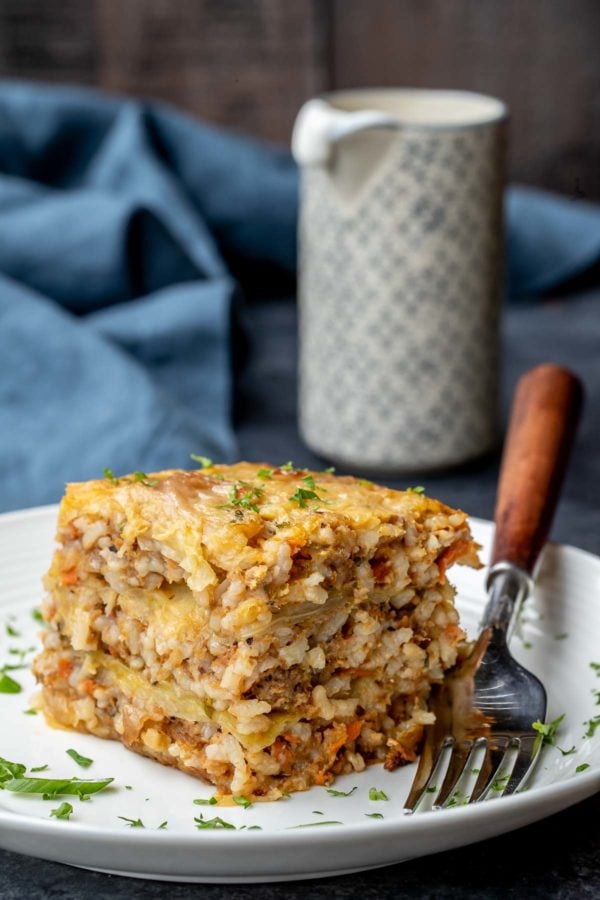 Unstuffed Cabbage Rolls - lasagna style cabbage rolls casserole is quick, easy and delicious.
