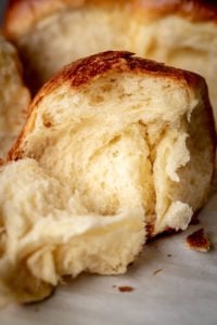 Brioche dough has lots of butter and eggs, which makes it rich an delicious. This yeast dough is perfect for sandwiches, toast and dinner rolls.