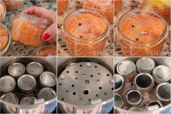 Visual step by step directions for making a canned salmon recipe