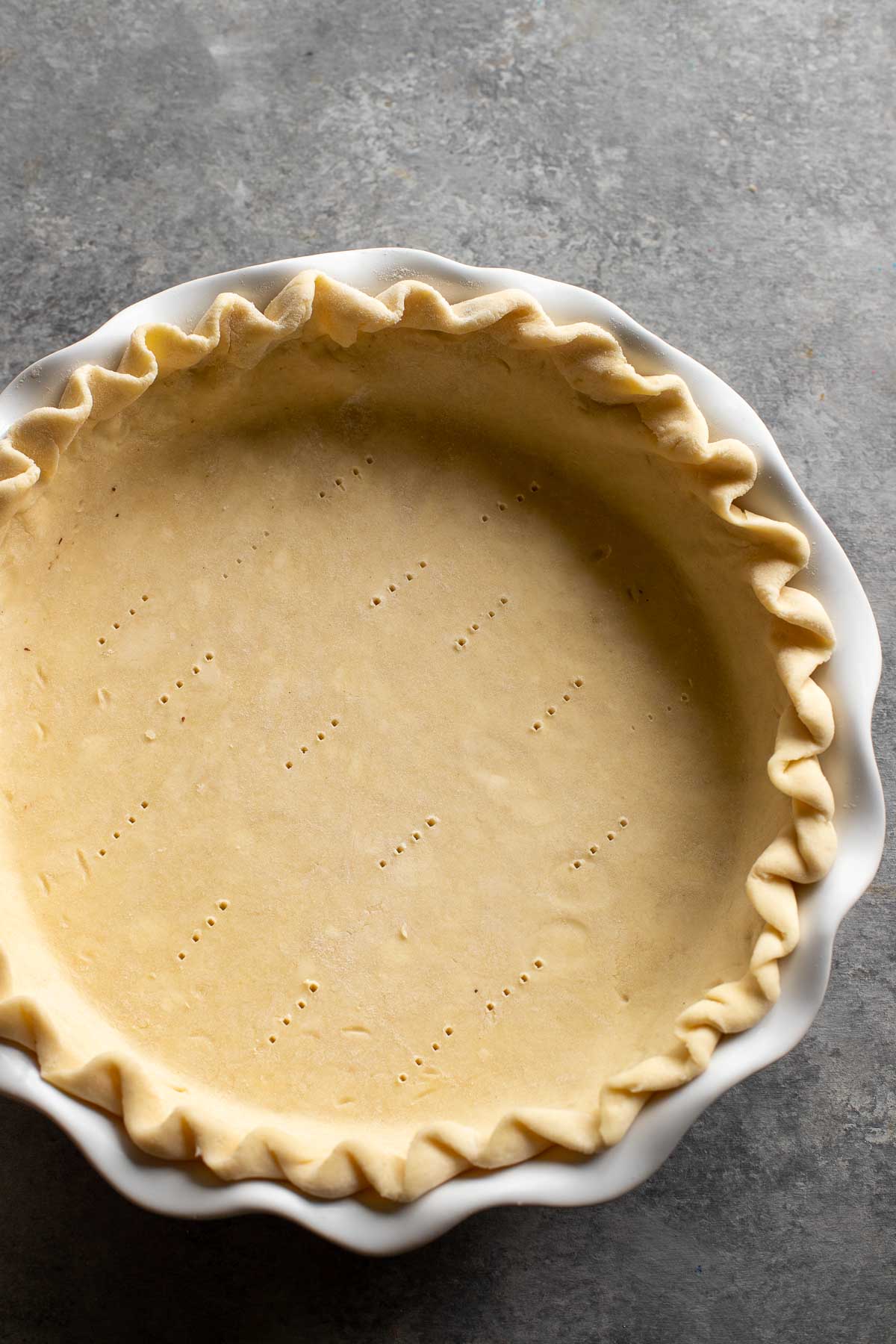 The best pie crust recipe - flaky and tender. 
