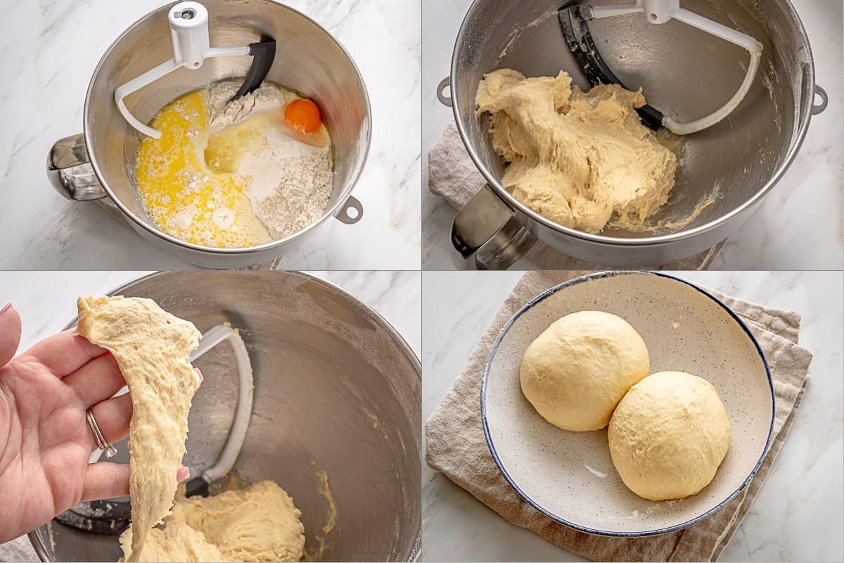 How to make perogies dough in step by step pictures. 